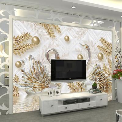 China 3d effect beautiful tv mural wallpapers 1080p custom hd wallpaper 3d good prices for sale