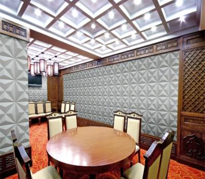 China Color Art Board Decorative PVC Ceilings 3d Wall Panels Three Dimensional Panel for sale