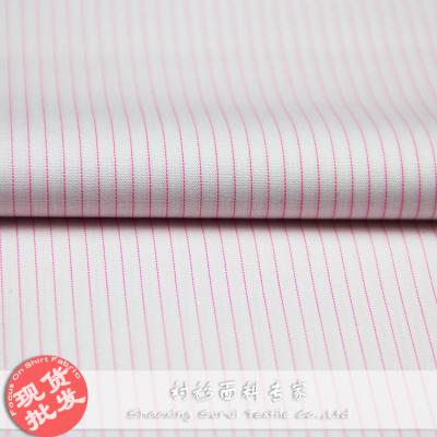 China New Egyptian Ready Goods Shrink-Resistant Style Cotton Shirt Fabric For Men for sale