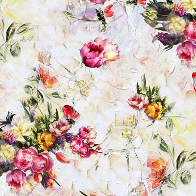 China Fusible Italy Classic Designs Digital Printing 100%Polyester Taffeta Fabric for sale