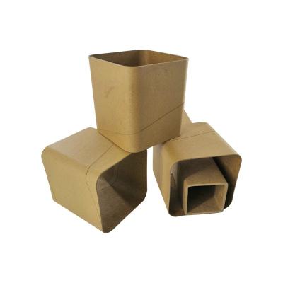 China Manufacturers Recyclable Design LOGO Square Paper Tube Gift Food Packaging Square Paper Tube for sale