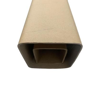 China Biodegradable High End Customizable Square Paper Tube Can Be Customized Square Paper Tube for sale