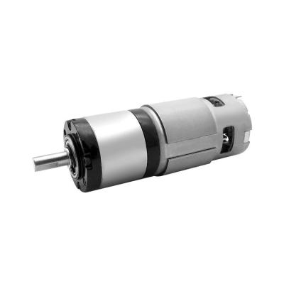 China Low Rpm Dc Planetary Gear Motor 36mm 12v 24v Black High Torque for sale