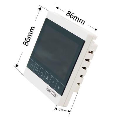 China Modern Ntc Thermistor Digital LCD Display Adjustable Air Conditioning Heating Thermostat for sale