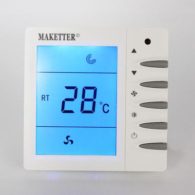 China AC85-260V Smart Thermostat For HVAC Systems Digital Fan Coil Thermostat 201 for sale