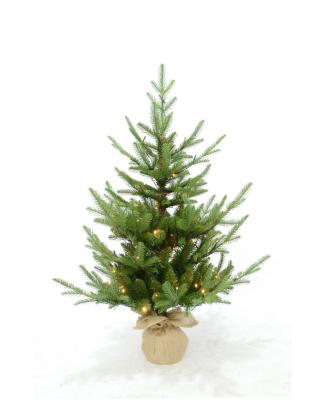 China Deluxe PE PVC Christmas Tree Manufacturers 100cm Miniature Christmas Tree for sale