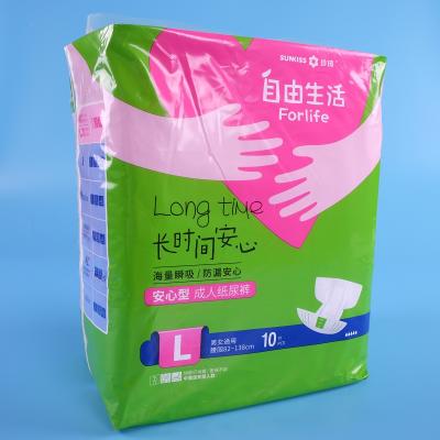 China Nursing Home Premium Incontinence Panty Style Printed Waterproof Top Adult Diaper for sale