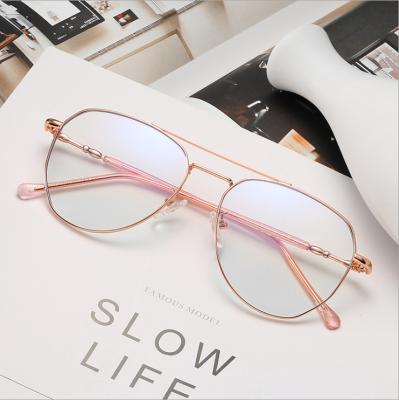 China 5025 Metal Fashion Anti Glass Blue Light Blocking Glasses Blue Light Stylish Computer Glasses for sale