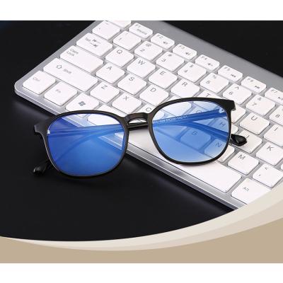 China Anti Blue Light Computer Glasses Fashion To Men's Anti Blue Light Computer Glasses Black Round Frame Women for sale