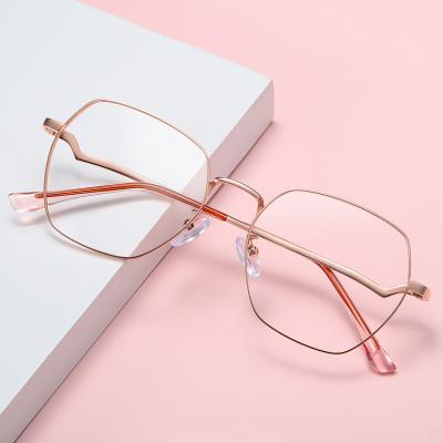 China Fashion Wholesale Custom Metal Eyewear Women Glass Eye Frames Optical Frame ZHIHENG Optical Spectacle Glasses Frames for sale