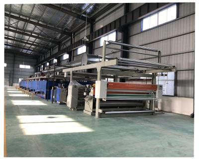 China Textile Finishing PVC Artificial Synthetic Leather Coating Line for sale