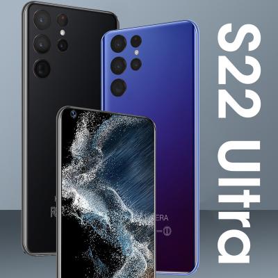 China Original Hot Selling S22 Dual SIM Card Ultra Dual Screen 16gb+512gb 24mp+48mp Big 7.3 Inch Phone Water Drop 5g Smart Android Mobile Phones for sale