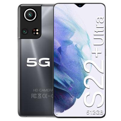 China Dual SIM Card Global Version S22 Mobile Phone 6.7 Inch HD Screen Android 11.0 Smartphone 16GB+512GB Mobile Phone for sale