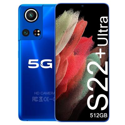 China Dual SIM Card Global Version Galaxy S22 Ultra 5g Phone 6.7 inch Smartphone HD Screen Android 11.0 Telephone Smartphone 16GB+512GB Cellphone for sale