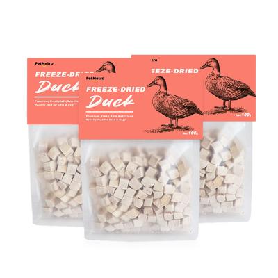 China OEM Factory Sustainable Pet Snacks China Wholesale Freeze Dried Duck for sale