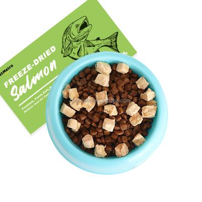 China OEM Factory Sustainable Pet Snacks China Wholesale Freeze Dried Salmon for sale