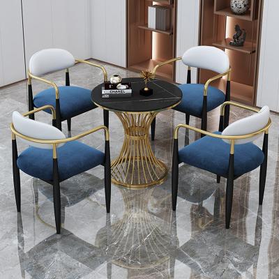 China Nordic Dining Chairs Restaurant Chair Velvet Furniture Stainless Steel Italian Cooling Modern Dining Chairs for sale