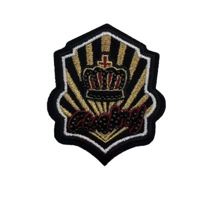 China Iron On Patches Factory Source Pearl Patch Badge Clothing Patch Clothing Accessories SEW-ON for sale