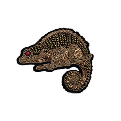 China Iron On Patches Designer LOGO Handmade Beaded Patches With Handmade Silk Zipper Are High Quality And Custom Made In China for sale