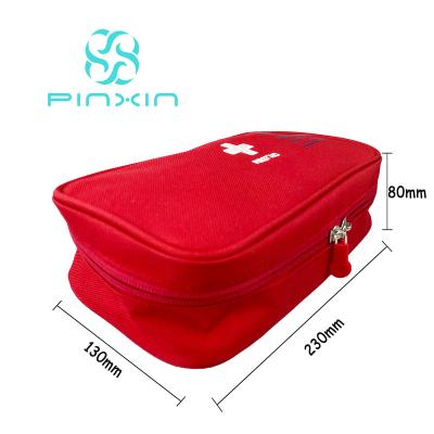 China Medical Portable Empty Case Kit Pouch Tote First Aid Supplies First Responder Storage Bag for sale