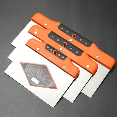 China Good universal flexible blade handles stainless steel scraper cleaver tool for cutting dough severing scabs for sale