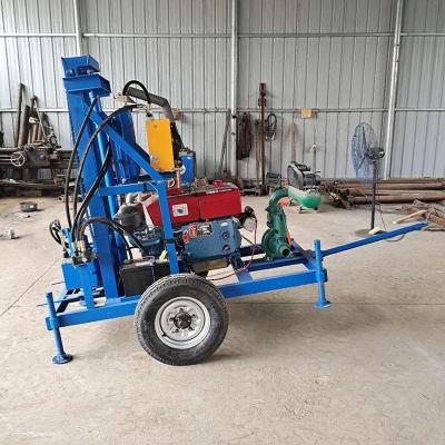 China Machinery Repair Shops Tractor Mounted Small Diesel Water Well Drilling Machine For Water Well Mining for sale