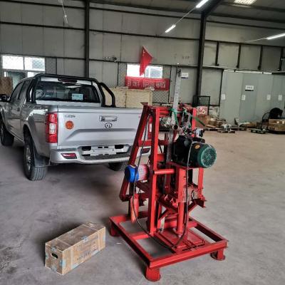 China Portable electric water well drilling machine repair shops 0-200m depth small rig machines for sale for sale