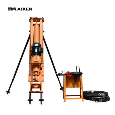 China Wholesale Project Dth Water Well Mining Electric Portable Drilling Rig Pneumatic ROCKER Rotary Mobile Drilling Rig for sale