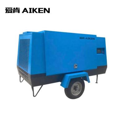 China Lubricated Tractor Mounted Air Compressor Electric Screw Air Compressor for sale