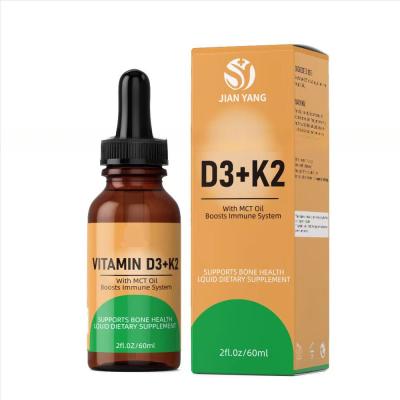 China Energy Boost Bone Health Vitamin K2 B12 Supplement Vitamin D3 K2 Drops for Women Men for sale