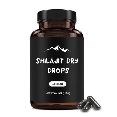 China Wholesale private label OEM Factory Supply Shilajit Extract shilajit extract powder Shilajit vegetarian capsules for sale