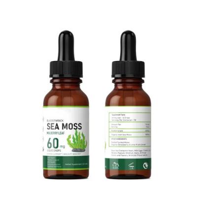 China OEM brand private label Herbal extract Sea moss liquid drops Supplement Immune Support for sale