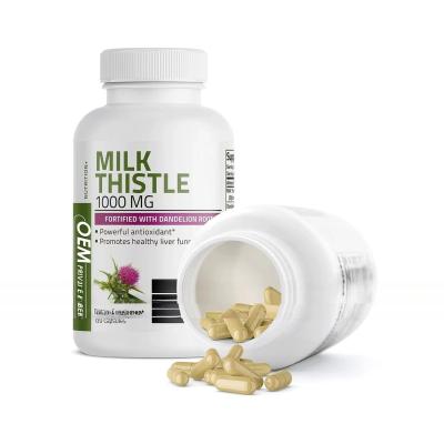 China Private label Milk thistle capsules Protect the liver detoxify the face for healthcare for sale