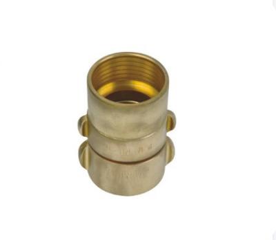 China Sandblast Brass Fire Hose Fittings 1.5