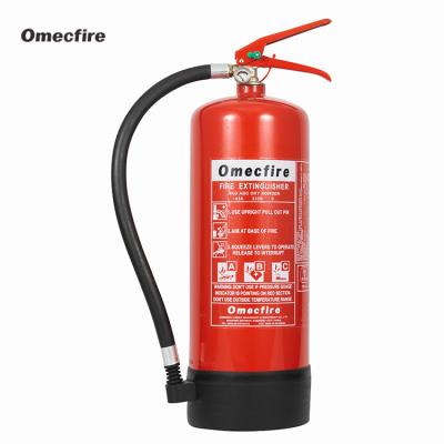 China BSI 4KG EN3 Abc Dry Powder Fire Extinguishers Corrosion Resistance Cylinder for sale