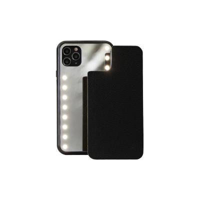 China Fasion Glitter Ring Selfie Light Phone Case Shockproof Mirror for sale