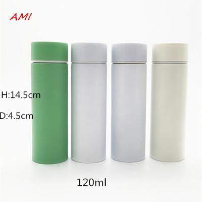 China Mini Pocket Viable Stainless Steel Tumbler Insulated Vacuum Bottle With Lean Small 4oz 120ml Water Bottle for sale