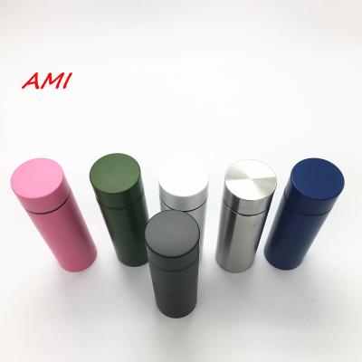 China Mini Pocket Viable Stainless Steel Tumbler Insulated Vacuum Bottle With Lean Small 4oz 120ml Water Bottle for sale