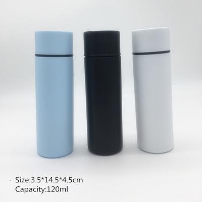 China Viable Mini Tumbler Water Bottle Stainless Steel Pocket Tumbler With 4OZ 120ml Colored Flask Vacuum Thermos Lean Small Size for sale