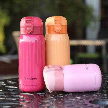 China Hot Viable Selling 18/8 Stainless Steel Mini Bottle Insulated Tumbler Pocket Tumbler With Lean Small 8oz 120ml Water Bottle for sale