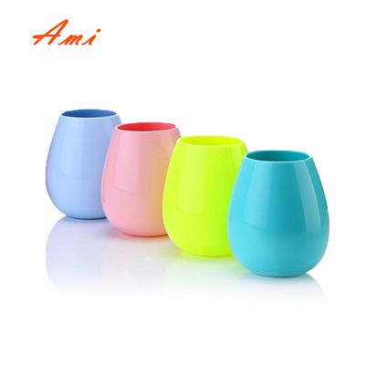 China Viable Wholesale Silicone Drinking Foldable Traveling Coffee Mug Camping for sale