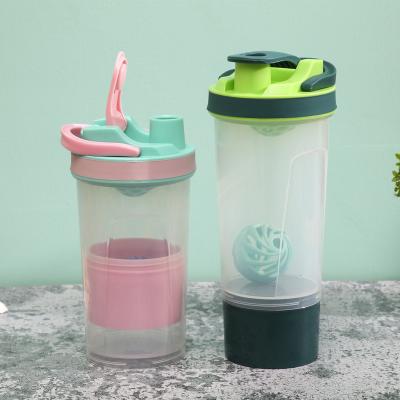 China Dropshipping 2020 BPA Free Products Viable Protein Shaker Bottle With Metal Ball for sale