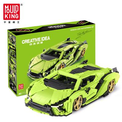 China Construction Toy High-Tech Sports Car Model for MOC Kit Super Race Car Technology Car Fixing Blocks Kids Birthday Gifts for sale