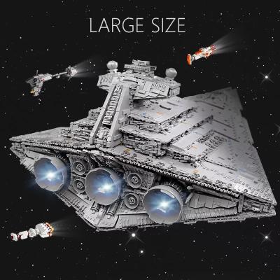 China Superb Model Building Blocks Toy Toy Mold King 13135 Imperial Monarch UCS Fighters Destroyer Star Plan Star Movie Building Blocks Toy For Adults for sale