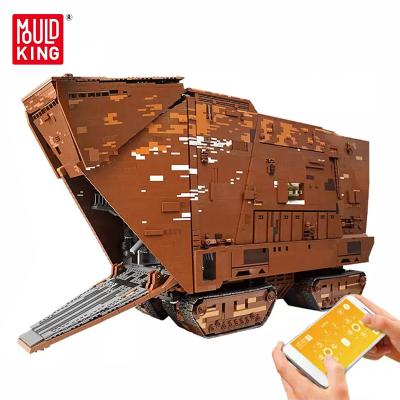 China Remote Control Toy Mold King 21009 Technology Sand Crawler Model 2.4G/App RC Sand Crawler Building MOC Kit Sandcrawler With Full Interior for sale