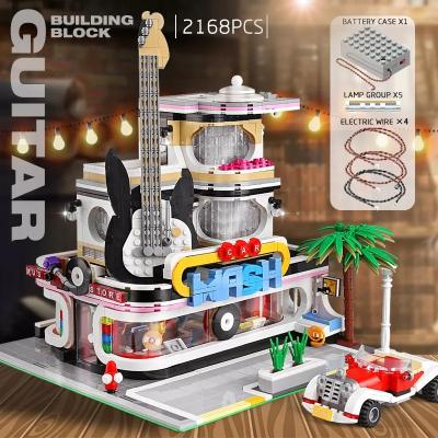 China European Model Building Toy MOLD ROI 16002 Streetview The MOC-26379 Restaurant Corner Model Blocks Bricks Toys for sale