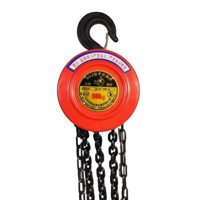 China Round 1 ton 2 ton 3 ton 5 ton manual hand operated HS HSZ type small chain pulley block for sale