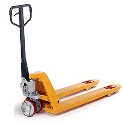 China Hotels price hand forklift hand manual forklift 500/1000/2000/3000kg hand pallet trucks Lifting tools and equipment in China for sale