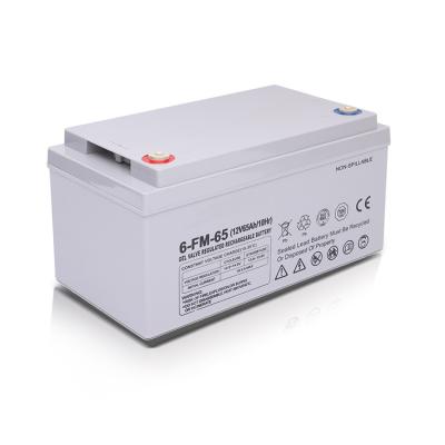 China Customized Deep Cycle Life Gel 50ah 55ah 60ah 65ah 70ah Valve Regulated 12v Lead Acid Battery Rechargeable Plate for sale