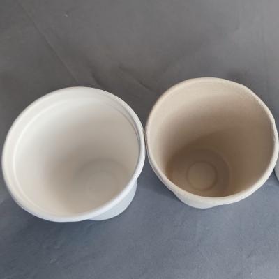 China Bagasse Disposable Tableware Food Container 100% Compostable Biodegradable Sugarcane 16OZ Bagasse Cups Food Containers for sale